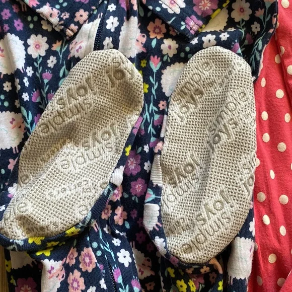 Lot of 3 Carter’s 18M Footed Pajamas